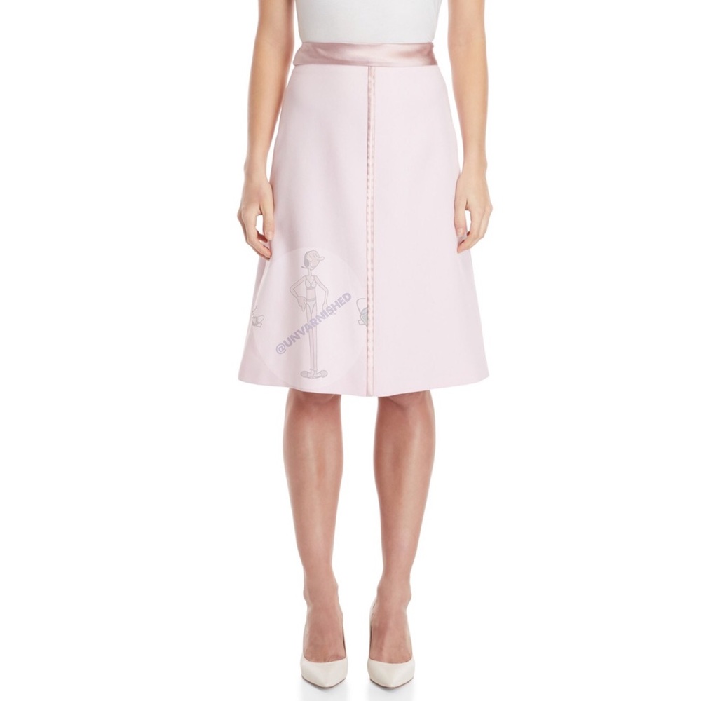 Pink Les Copains A-Line Skirt Org $765